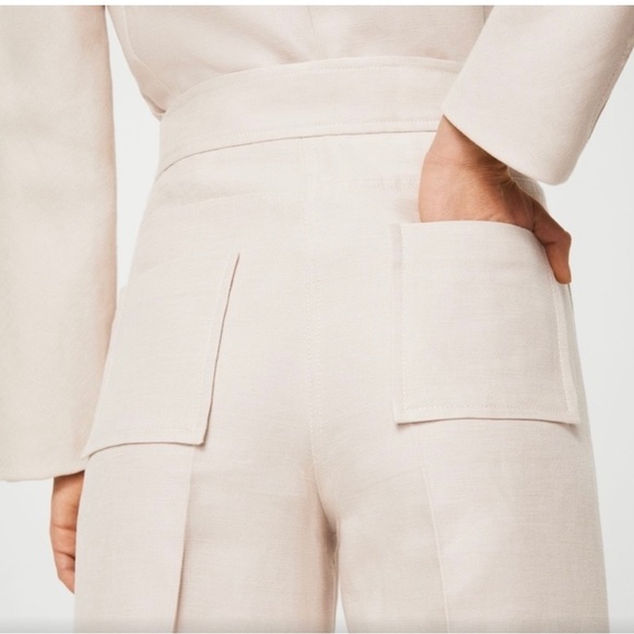 High rise Mango palazzo pants size 2 - Picture 4 of 5